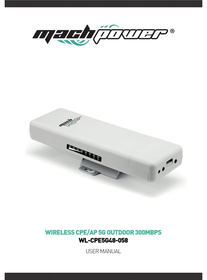 MachPower WL-CPE5G48-058 User manual