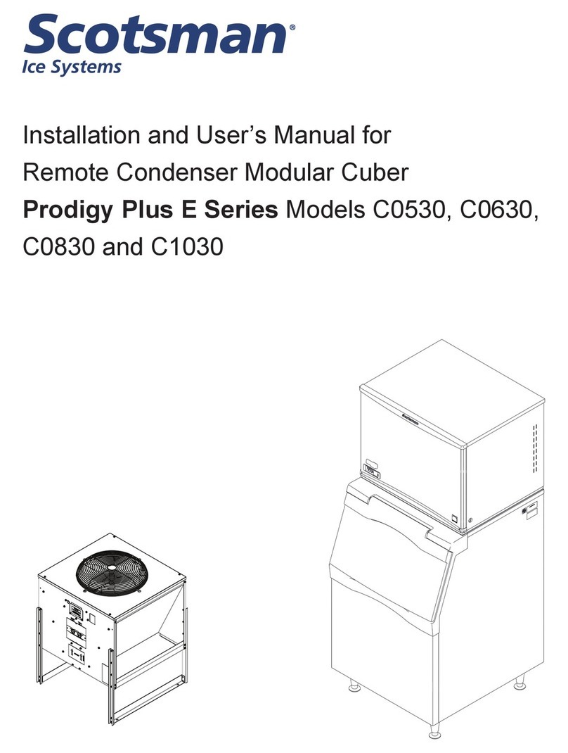 Scotsman C0530 PRODIGY PLUS Installation and user manual Scotsman C0530 PRODIGY PLUS Installation and user manual