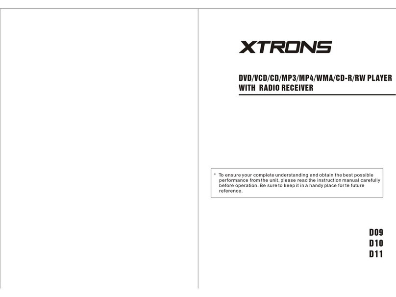 Xtrons D10 instruction manual