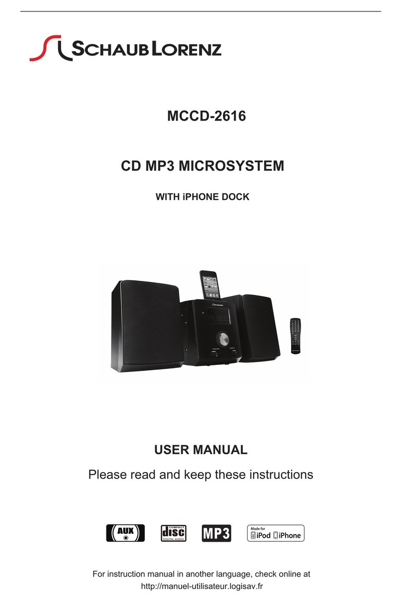 Schaub Lorenz MCCD-2616 user manual