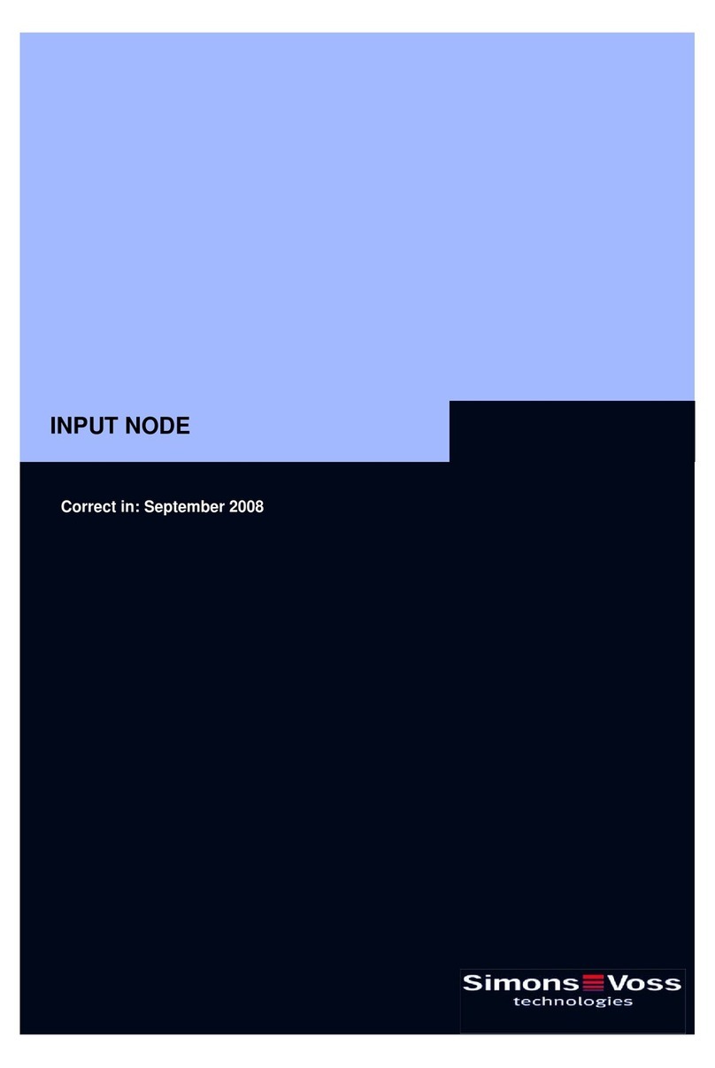 Simons Voss INPUT NODE manual