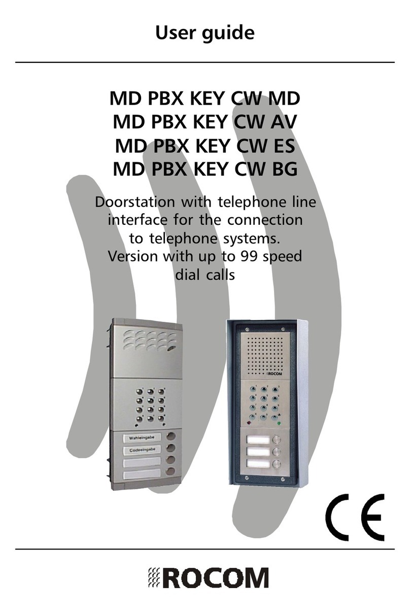 Rocom MD PBX KEY CW MD User manual