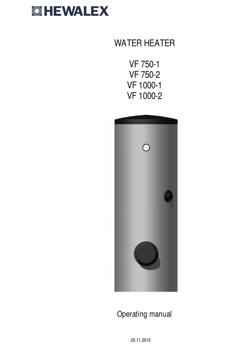 Hewalex VF 750-1 operating manual
