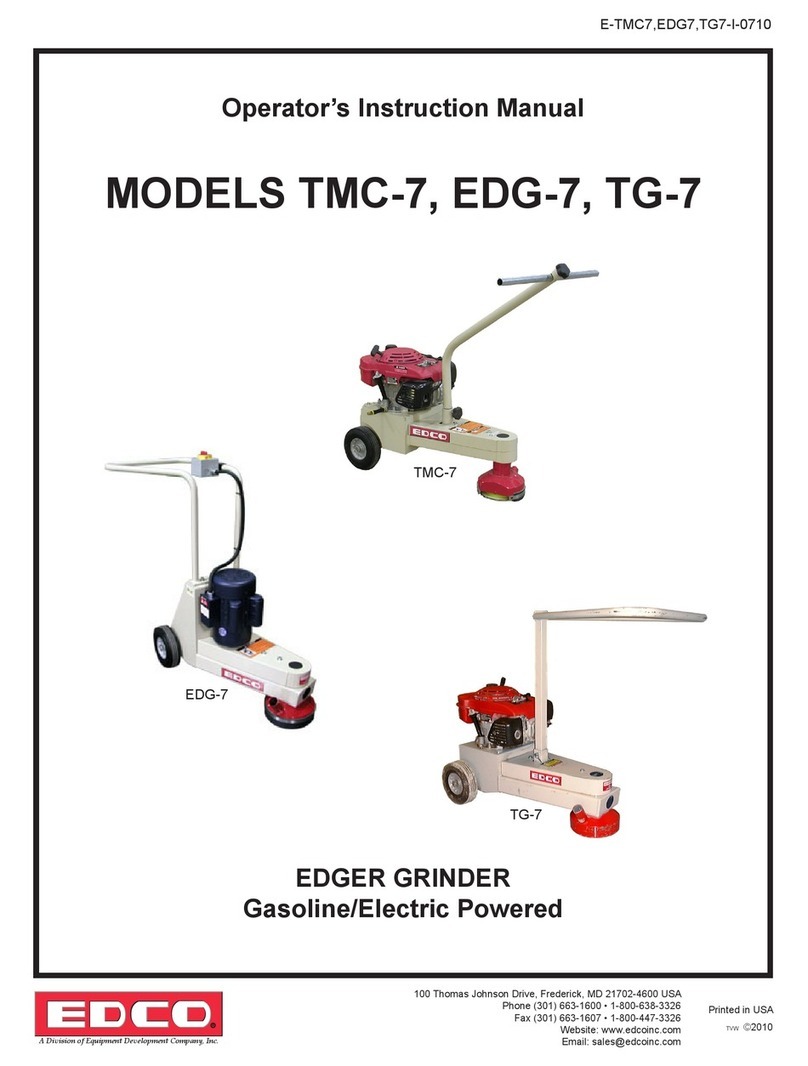 Edco MAGNA-TRAP TMC-7 Operator's instruction manual