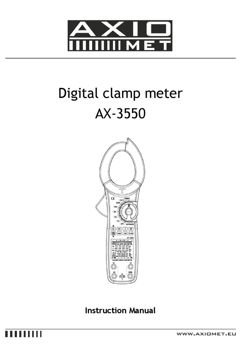 Axio MET AX-3550 User manual
