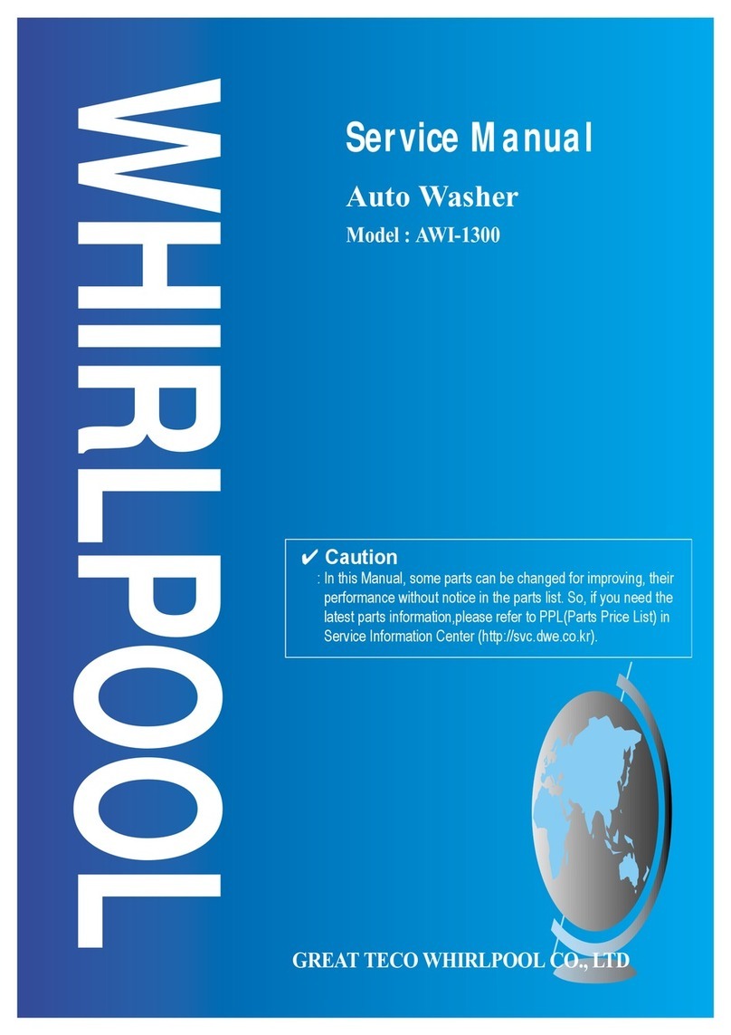 Whirlpool AWI-1300 Service manual