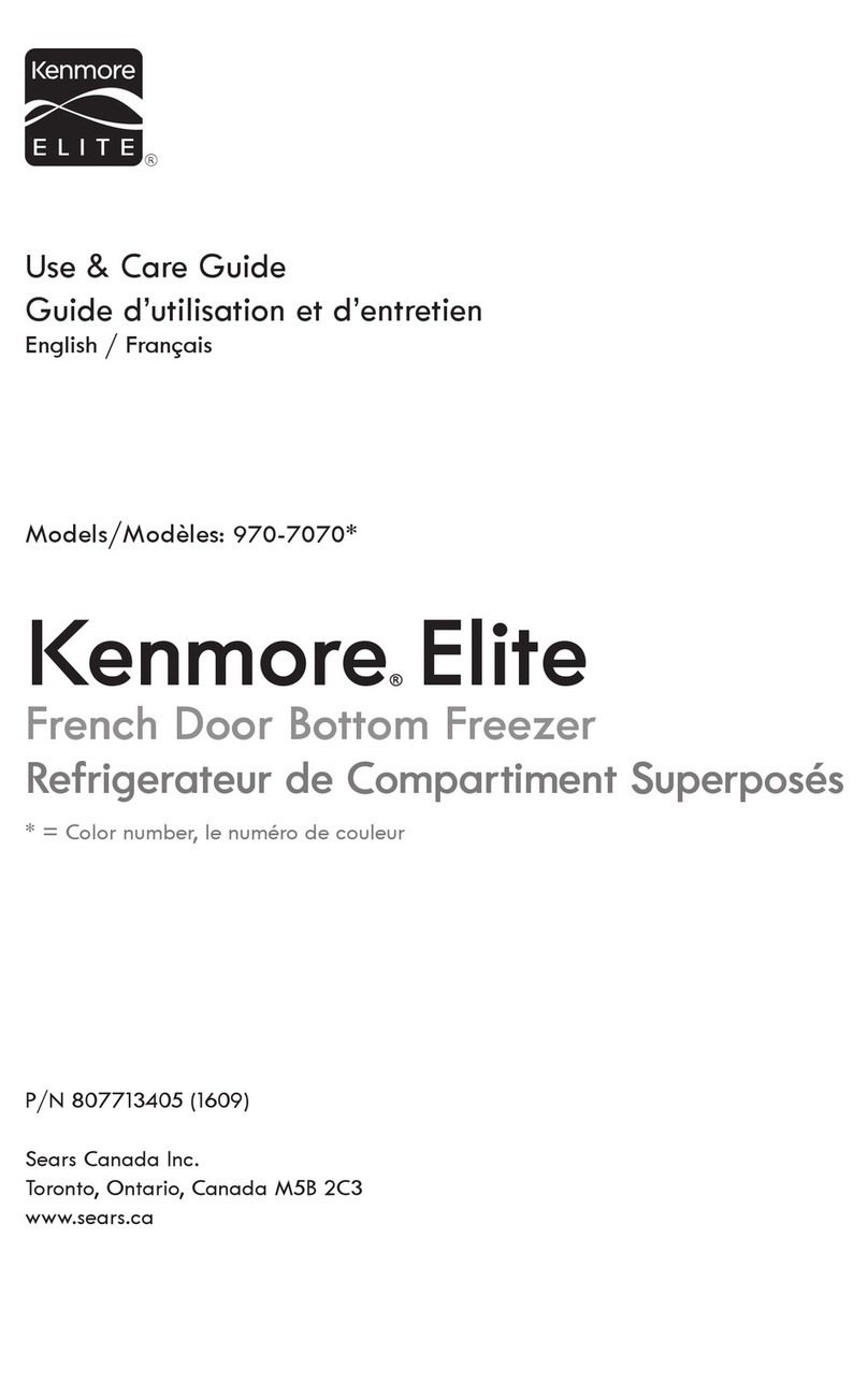 Kenmore 970-7070 SERIES Use & care guide