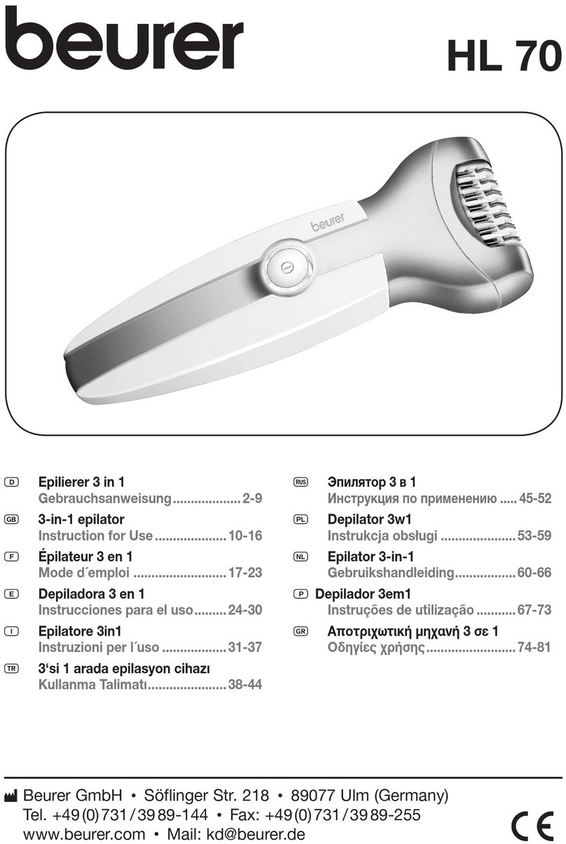 Beurer HL 70 Instructions for use