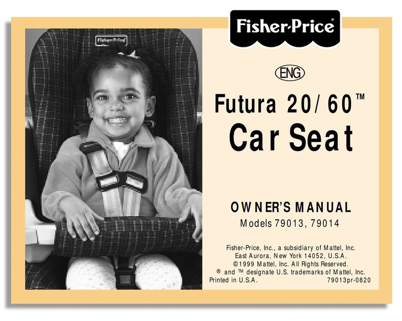 Fisher-Price FUTURA 20 owner's manual