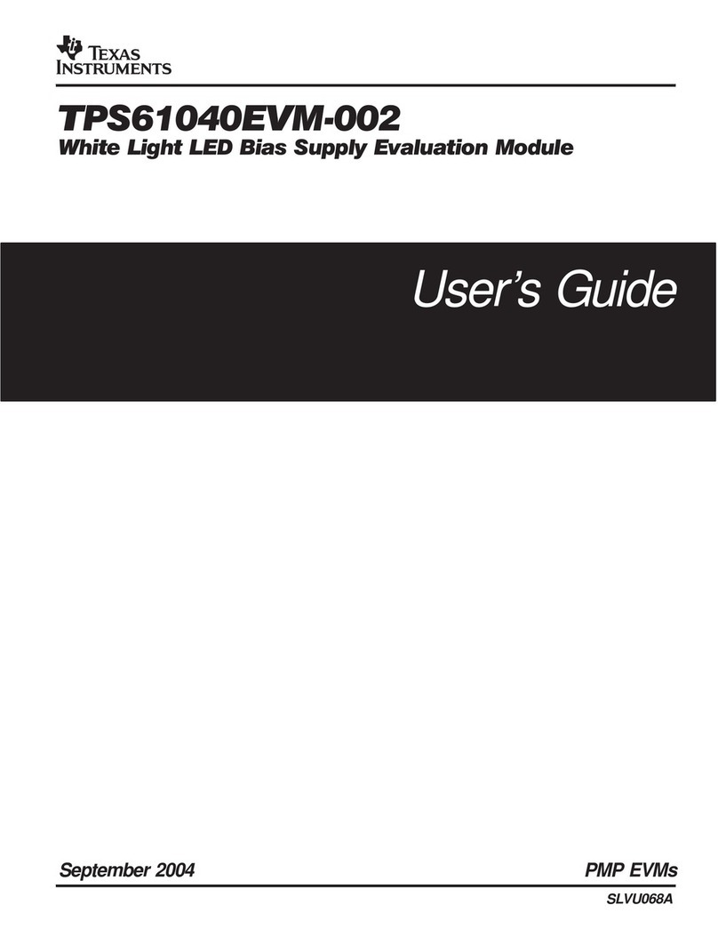 Texas Instruments tps61040EVM-002 User manual
