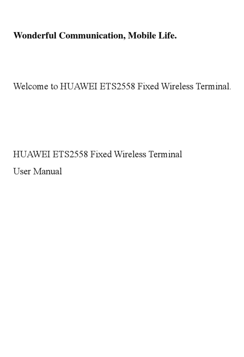 Huawei ETS2558 user manual