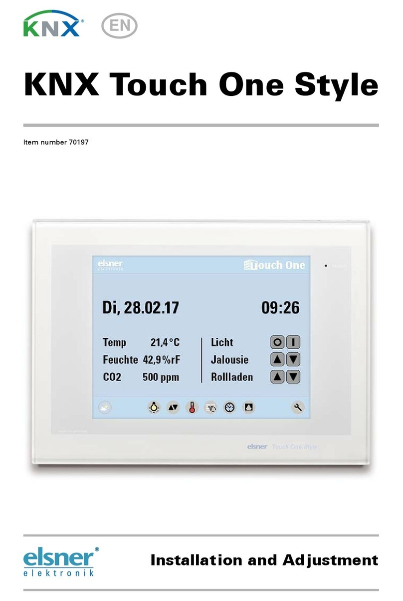 Elsner KNX Touch One Style Guide