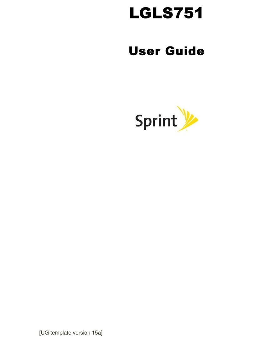 LG SPRINT LGLS751 User manual