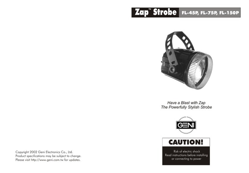 GENI Zap Strobe FL-45P manual
