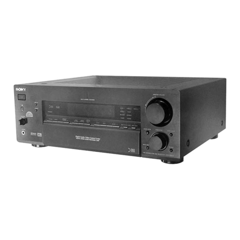 Sony STR-DB1070 - Fm Stereo/fm-am Receiver operating instructions