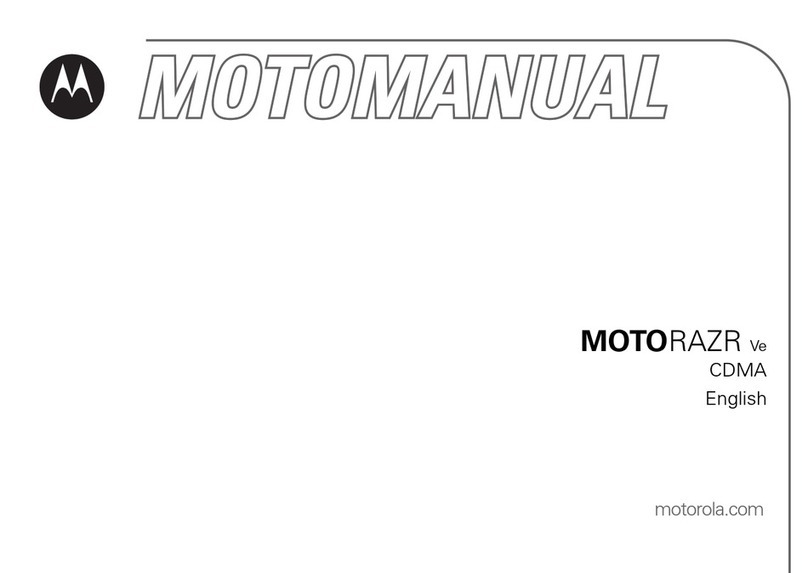 Motorola MOTORAZR Ve CDMA User manual