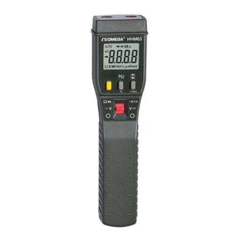 Omega HHM63C User manual Omega HHM63C User manual