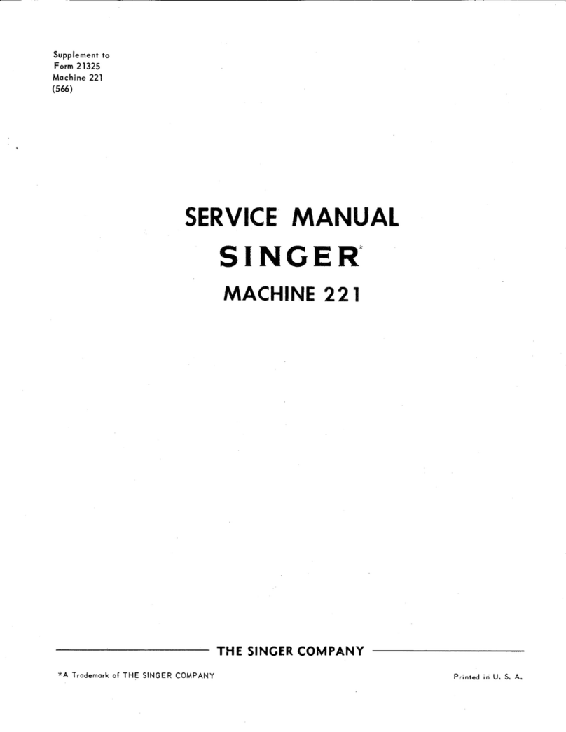 Singer 221 Service manual