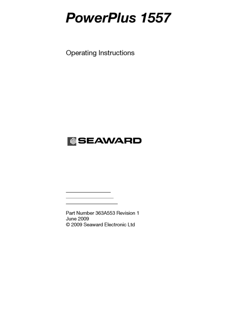 Seaward PowerPlus 1557 User manual