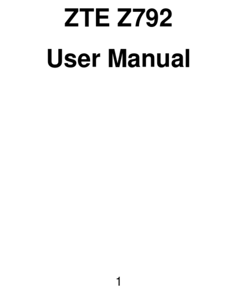 Zte Z792 user manual