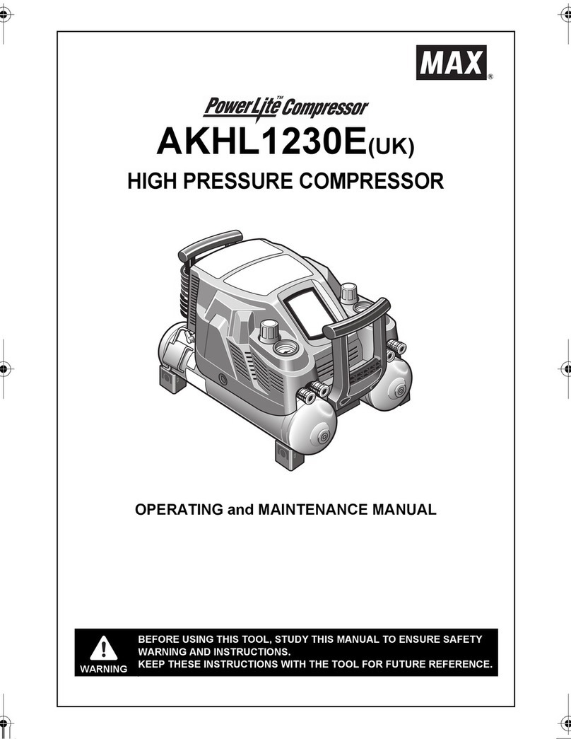 Max powerlite AKHL1230E Operating and maintenance manual
