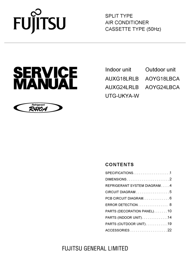 Fujitsu AUXG24LRLB User manual