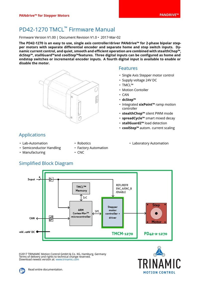 Pandrive PD42-1270 TMCL Firmware user manual