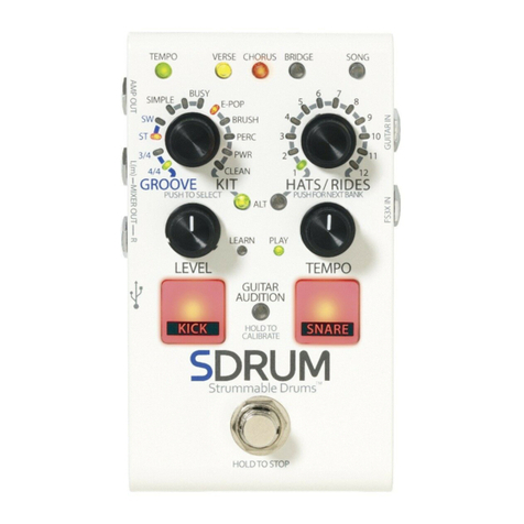 digi-tech SDRUM User manual digi-tech SDRUM User manual