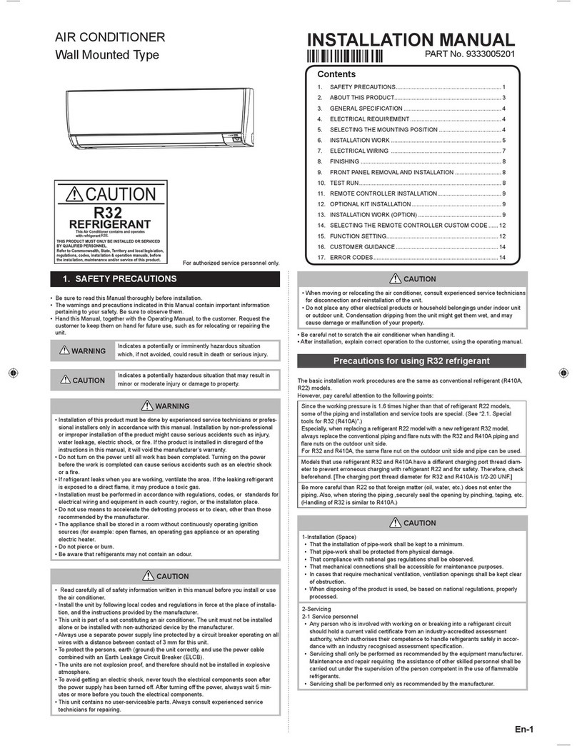 Fujitsu ASTG12CMCB User manual