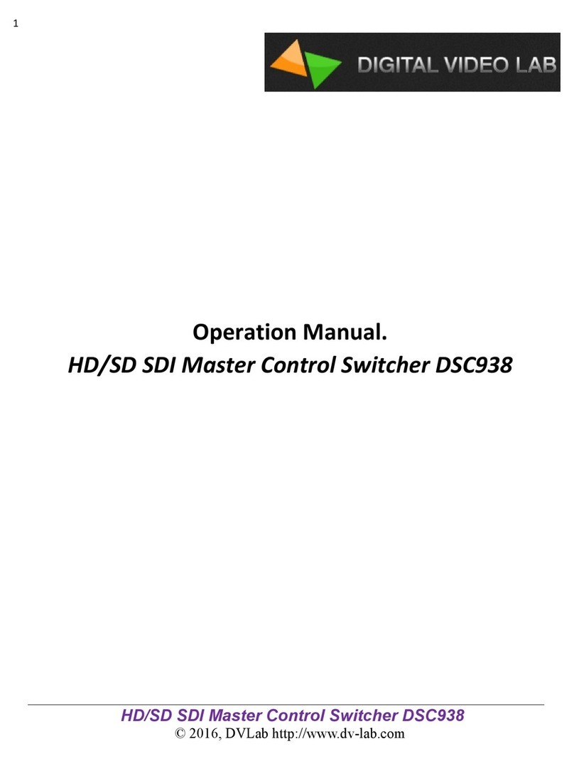 Digital Video Lab DSC938 Operation manual
