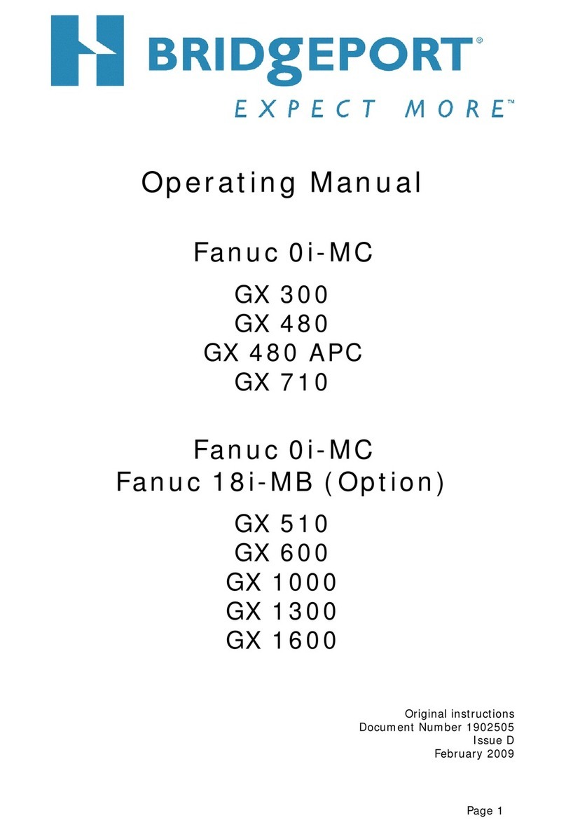 Bridgeport GX 300 operating manual