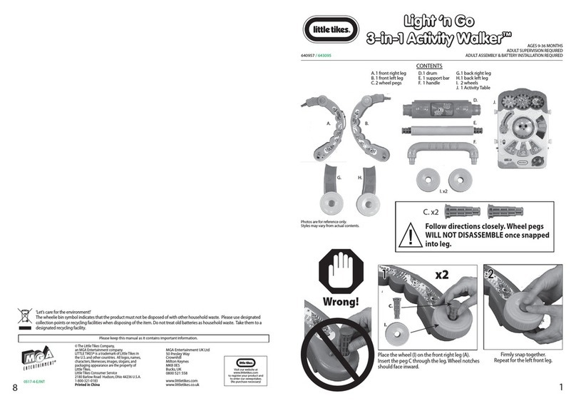 Little Tikes Light ‘n Go 640957 User manual