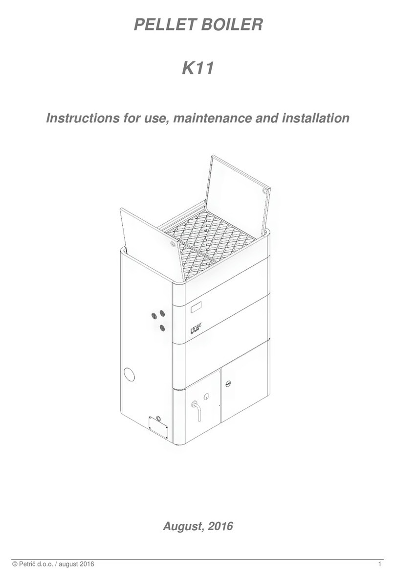 Petric K11 Instructions for use, maintenance and installation