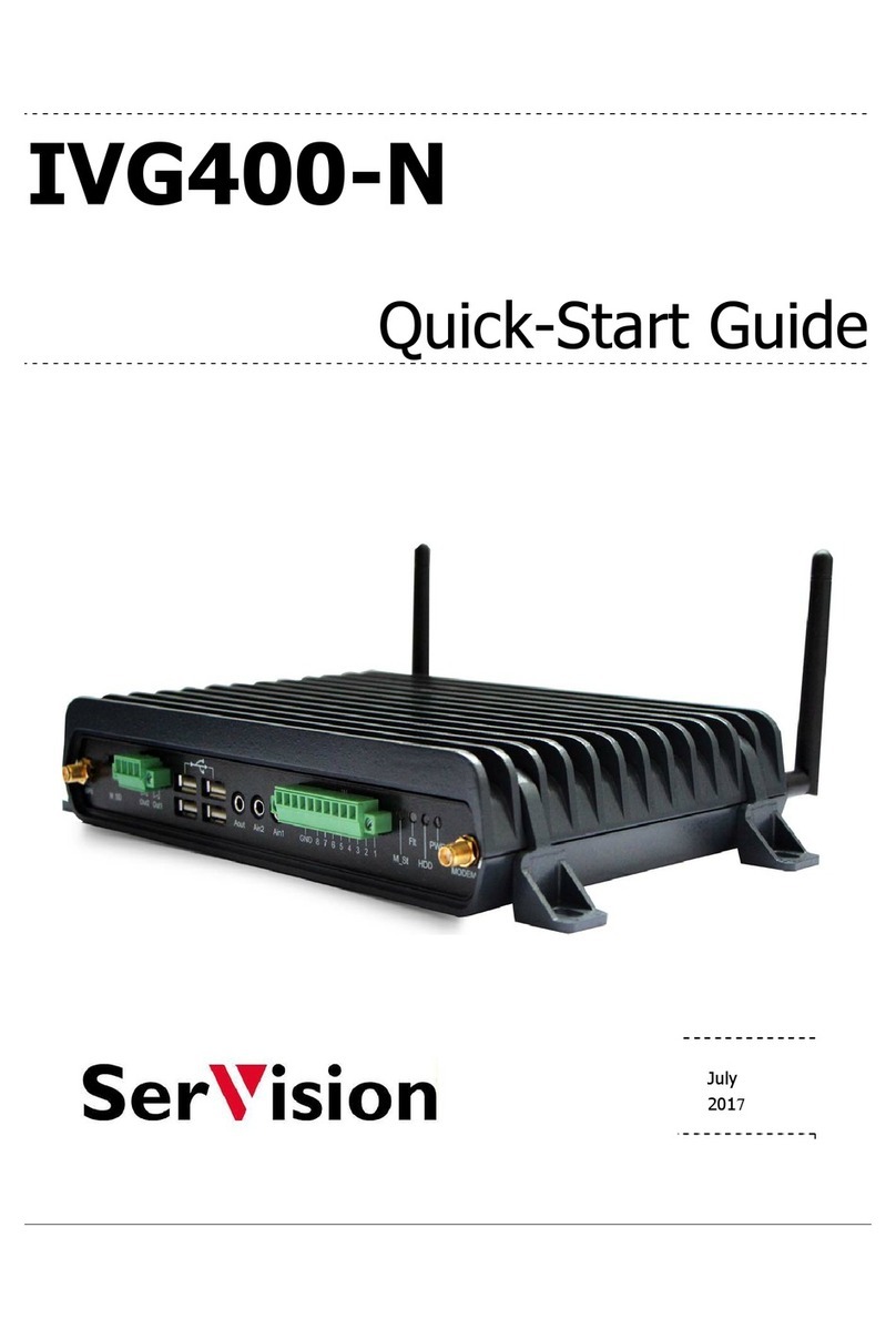 SerVision IVG400-N User manual