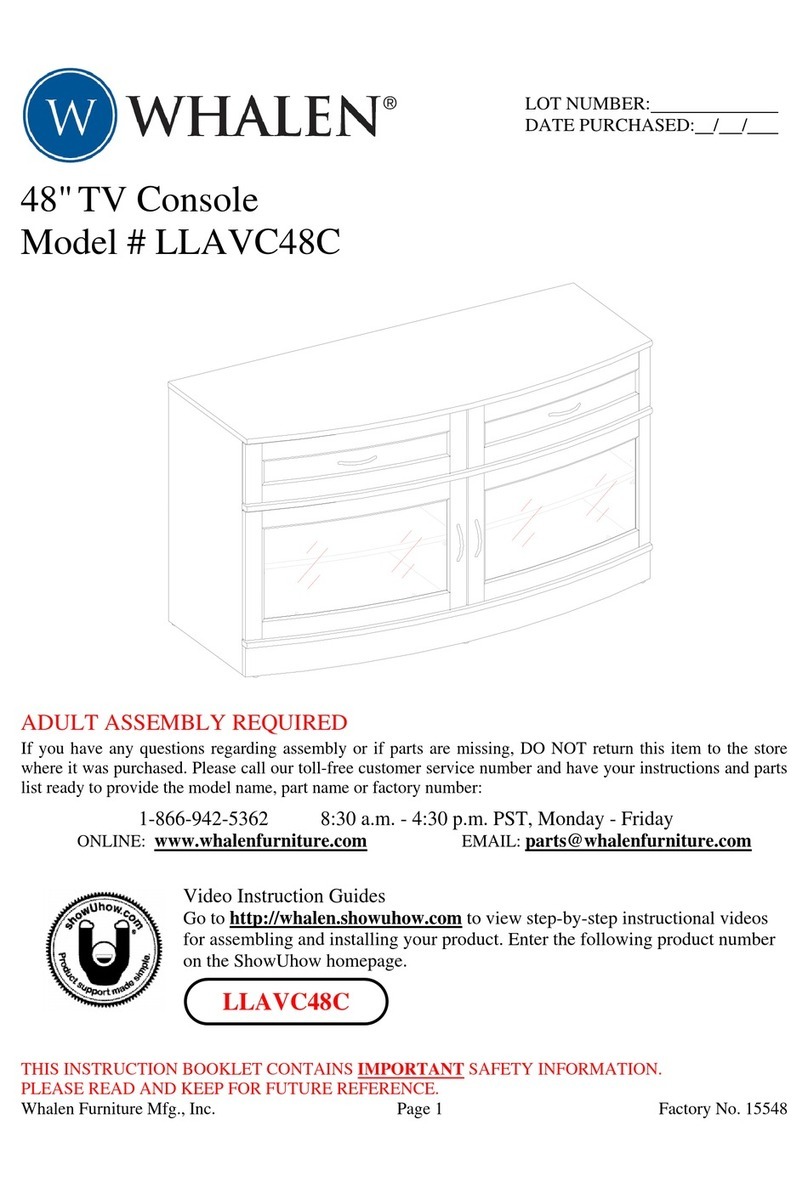 Whalen LLAVC48C User manual