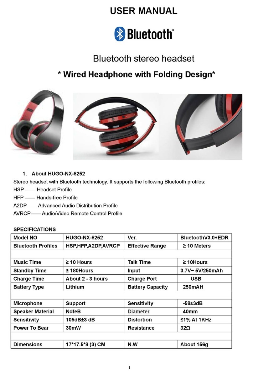 Hugo Boss HUGO-NX-8252 user manual