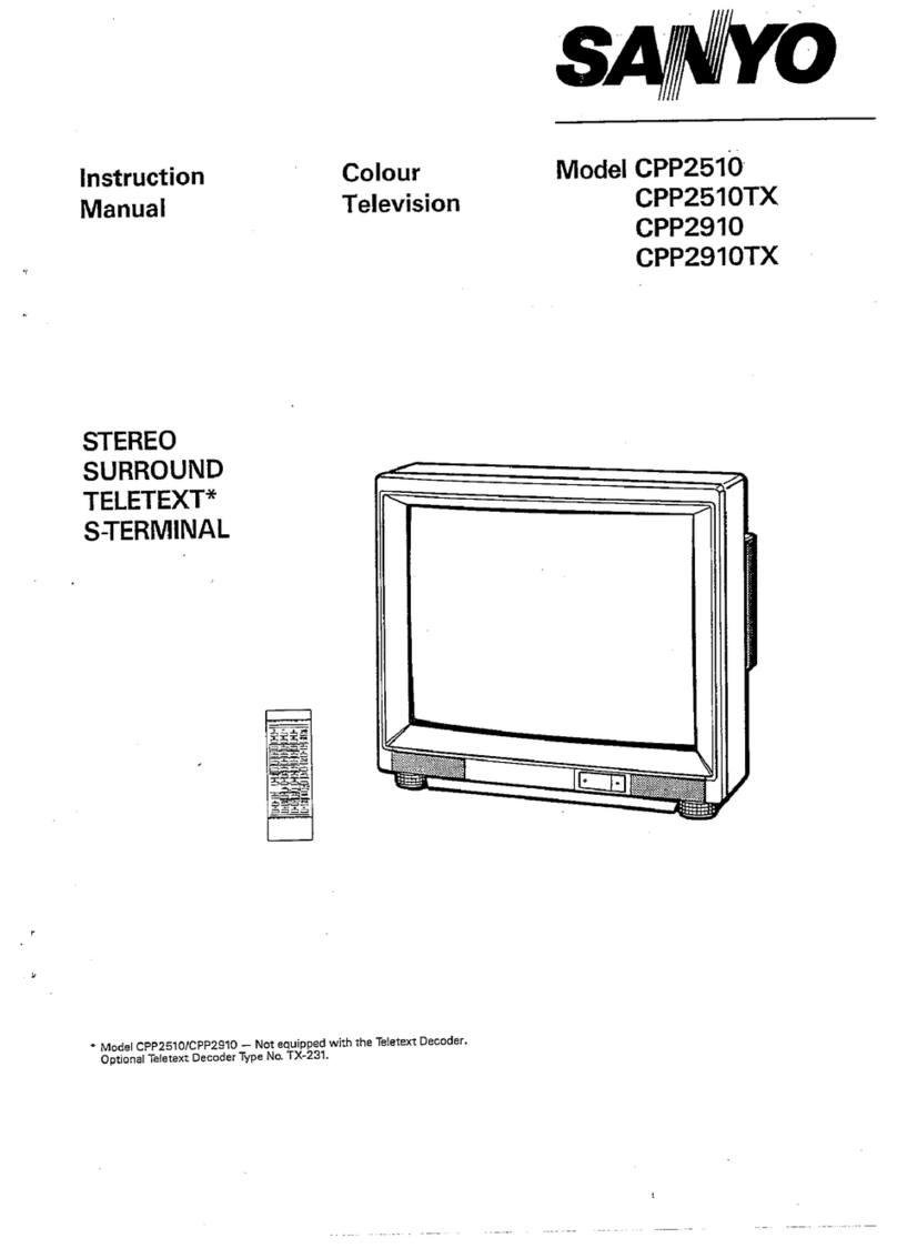 Sanyo CPP2510 User manual