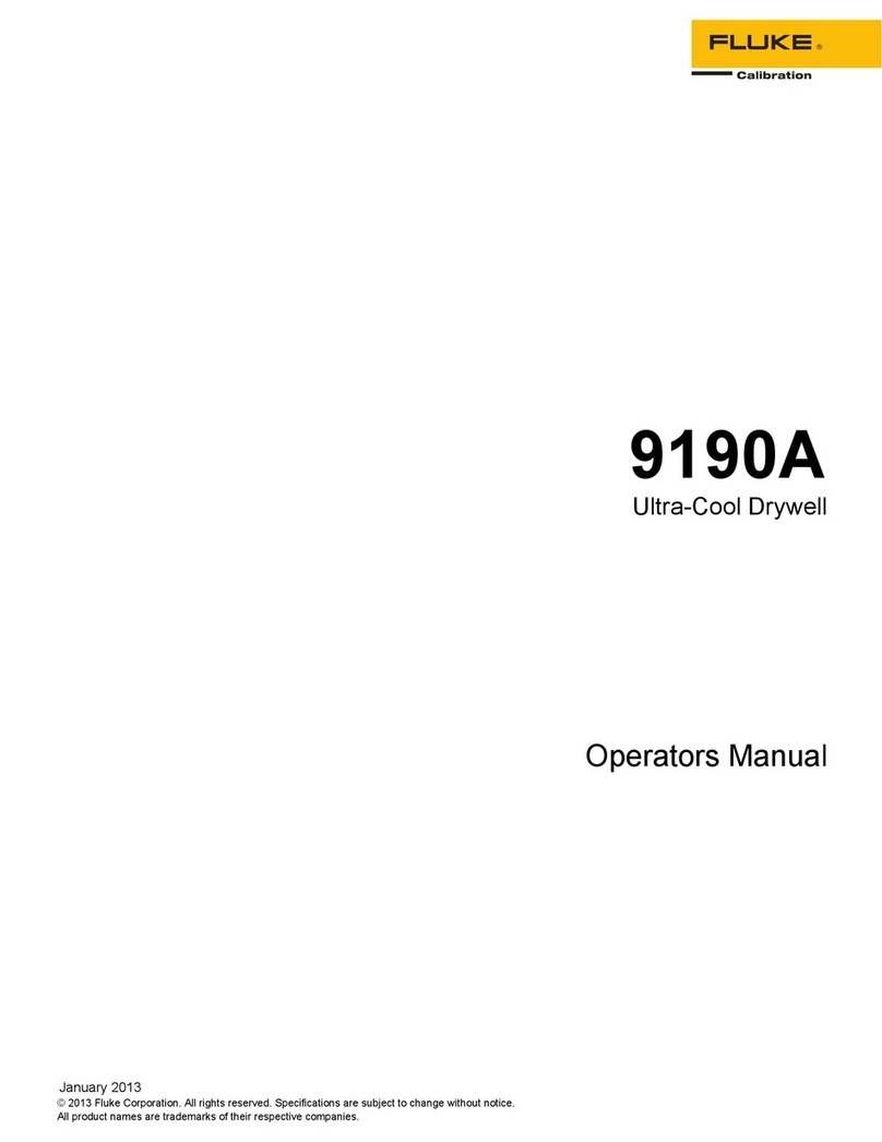 Fluke 9190A User manual