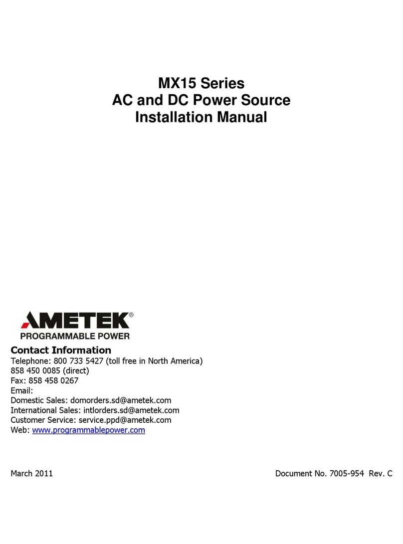 Metek MX15 installation manual