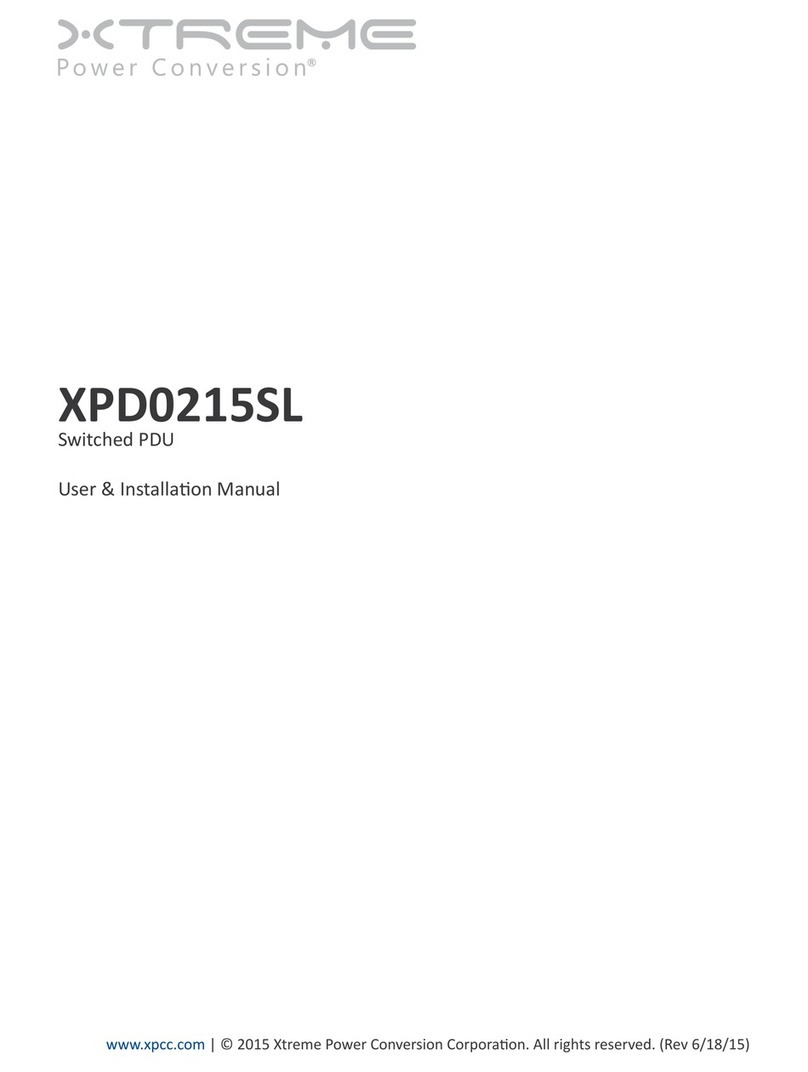 Xtreme Power Conversion XPD0215SL User and installation manual
