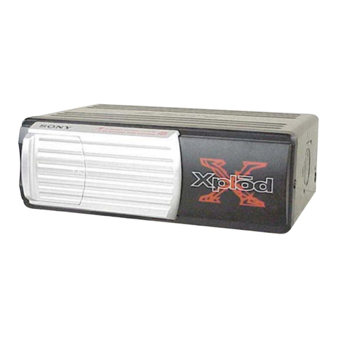 Sony CDX-656 - Compact Disc Changer System User manual