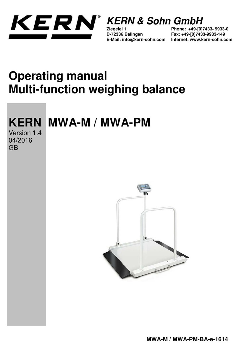KERN MWA-M User manual