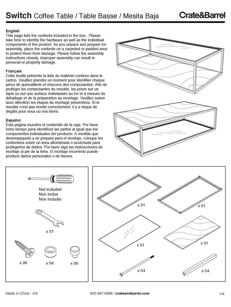 Crate&Barrel Switch User manual