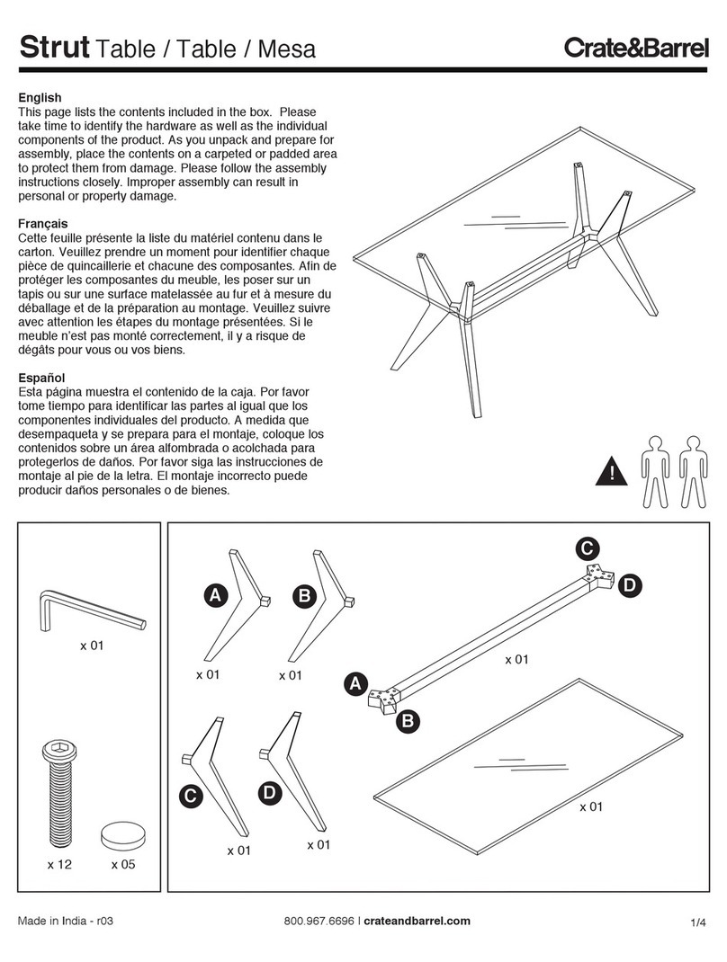 Crate&Barrel Strut User manual