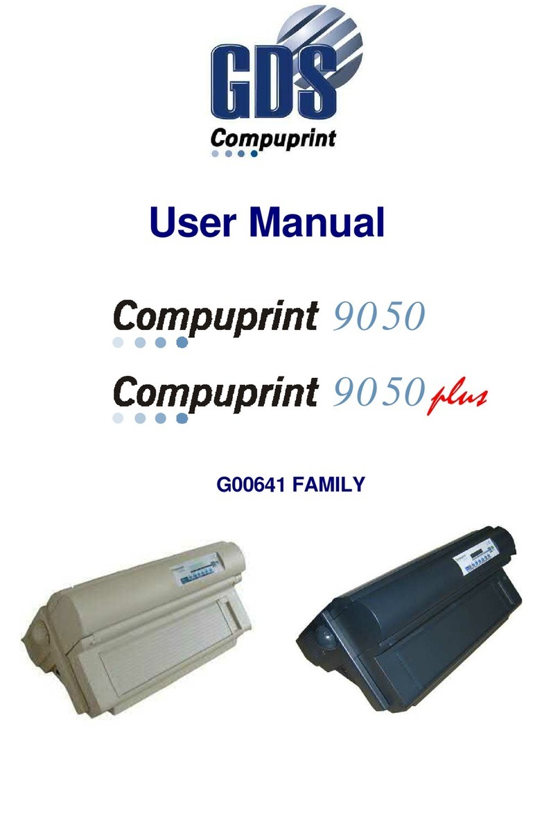 GDS Compuprint 9050 User manual