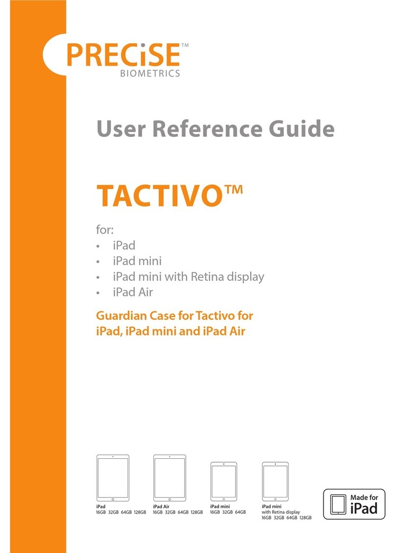 PreCise Biometrics Tactivo User reference guide
