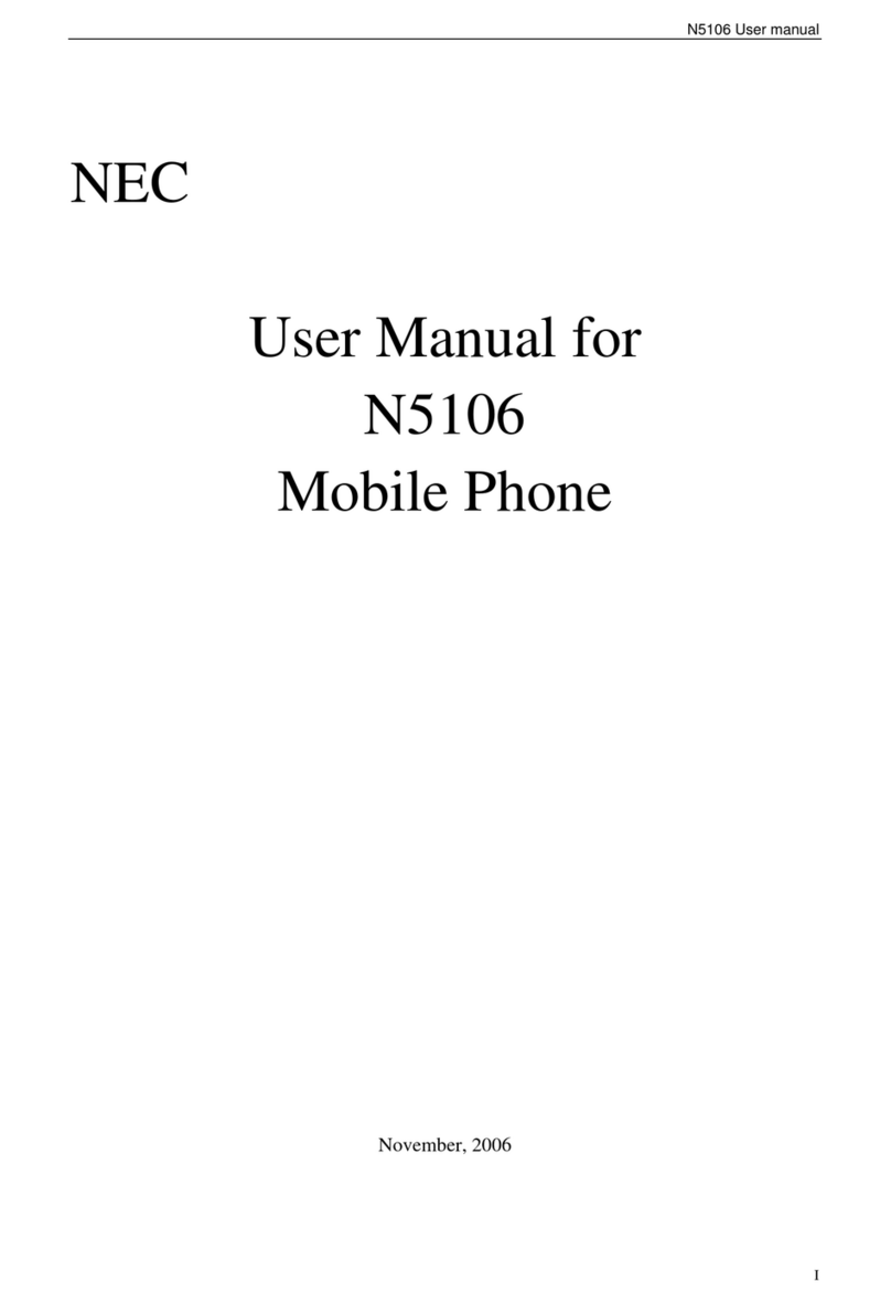 NEC N5106 user manual