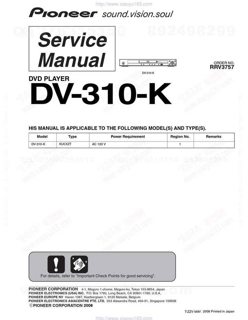 Pioneer DV-310-K User manual