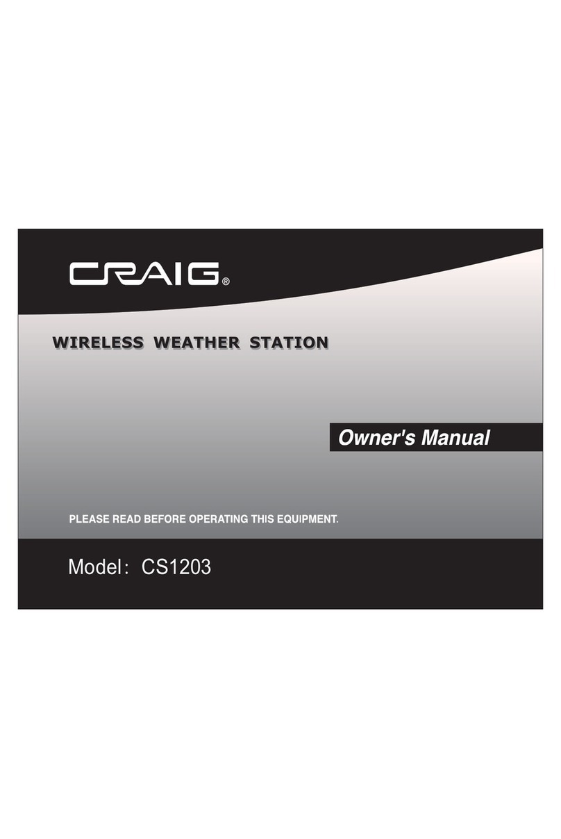 Craig CS1203 owner's manual