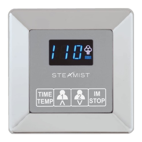 Steamist TSC-250 Installation and operating instruction